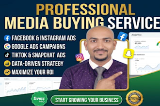 create and manage ads as your expert media buyer