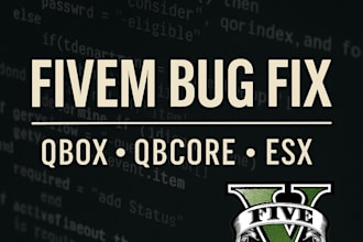 fix bugs and errors in your fivem server