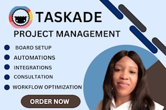setup taskade ai agent workflow for project management