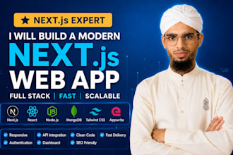build a modern full stack web app with nextjs