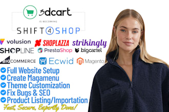 fix bug issues, error on your 3dcart volusion strikingly prestashop shift4shop