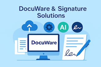 setup docuware, automate your process and integrate with your erp