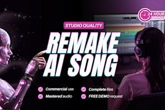 remake or recreate your ai song into a studio quality track