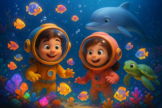 illustrate children storybook, picture book and realistic 3d children book cover