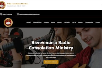 design radio website , music website , podcast website