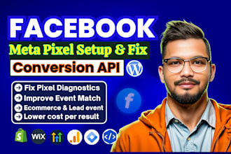 fix or setup facebook meta pixel conversion API with GTM server side tracking