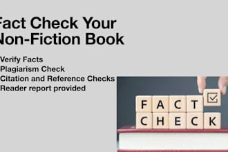 fact check your nonfiction writing or research for accuracy