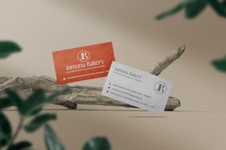 design a clean, modern, and minimalist business card