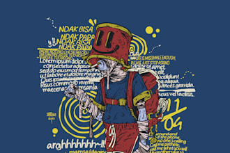draw punk rock vibes digital illustration