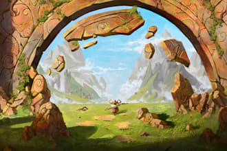 create an digital illustration or a character for your project