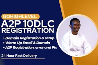 dns setup email warmup connect domain in gohighlevel a2p 10dlc registration