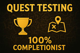 do a full test of your game