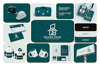 design modern luxury property real estate realtor business logo branding kit