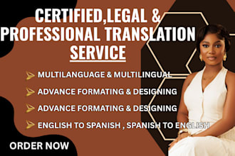 provide certified and legal translation for documents uscis