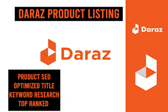 do daraz product listing optimization  for high product rank and sale