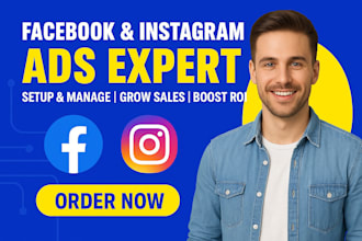 setup and manage facebook ads campaign, instagram advertising, and meta ads