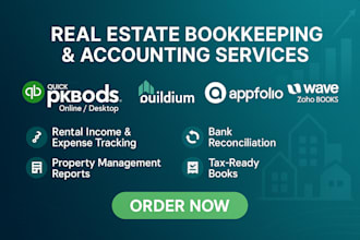 do real estate bookkeeping in appfolio, buildium, and quickbooks online