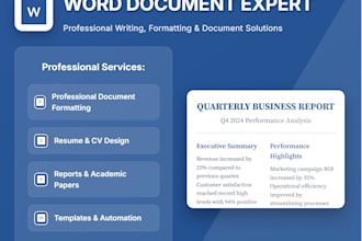 design professional ms word documents and templates
