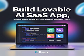 build lovable ai saas app react js next js v0 bolt new lovable supabase cursor