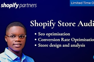do conversion rate optimization shopify store audit to boost shopify sales