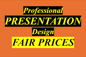 edit, design and redo your powerpoint presentation, pitch deck and google slides