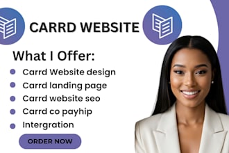 design carrd website card landing page carrd website redesign carrd website
