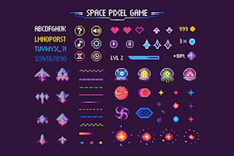 design pixel art character, ui icon, 2d game asset, rpg gui element, interface