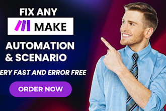 fix make scenario make com automation make com expert made com make