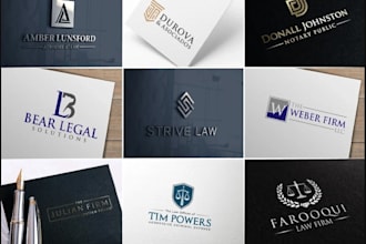 design modern attorney, legal or law firm logo