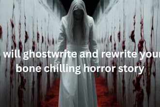 ghostwrite or rewrite your gripping horror story