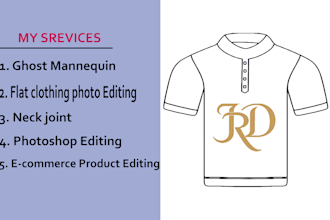 ghost mannequin and flat lay clothing photo editing in photoshop