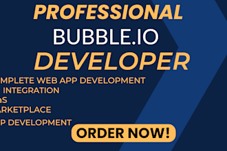 build, bubble io mvp, web app, API and openai integrations, bubble developer