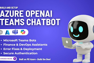 build azure openai chatbot on teams, azure foundry multi tenant saas fintech bot
