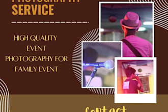 shoot professional photos for your events and celebrations