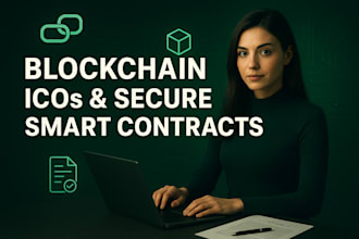 develop blockchain ico and secure smart contracts