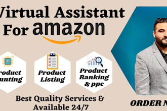 be your expert amazon virtual assistant, private label, fba