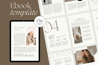 design editable canva ebook, canva minimalist ebook design and ebook typesetting