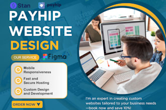 design payhip and stan store website, setup payhip and stan store with marketing