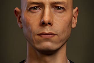 do 3d metahuman character 3d character design game ready model and lip sync