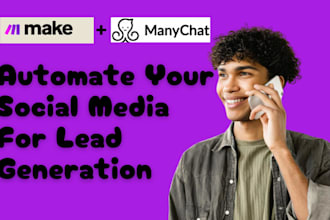 setup manychat automation instagram manychat ai chatbot make automation tidio