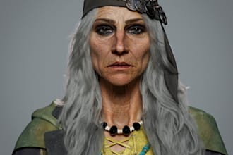 create hyper realistic 3d game character 3d character modeling 3d game art daz3d