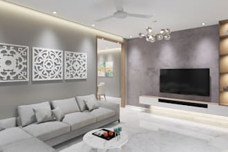 design and render 3d living room bedroom interiors, ikea style