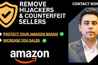 remove amazon hijacker, report counterfeit listing and unauthorized seller