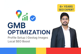 optimize your gmb profile, geotag images for better local ranking