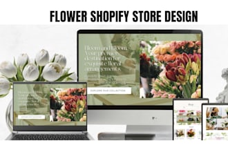 design flower shopify store  florist website flower shopify website flower store