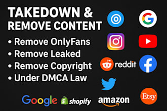 remove leaked onlyfan content and remove leaked,infringing,copyright on internet