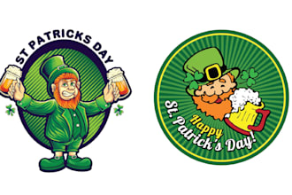 design cartoon pub beer party logo