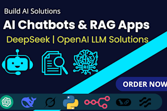 create smart ai chatbots and rag powered by openai deepseek