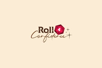 design fantasy confidence coaching role playing logo