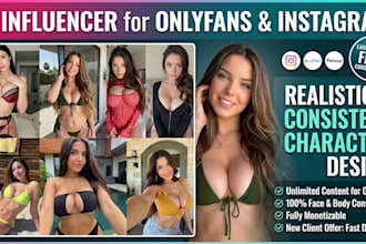 create a highly realistic, consistent ai influencer model